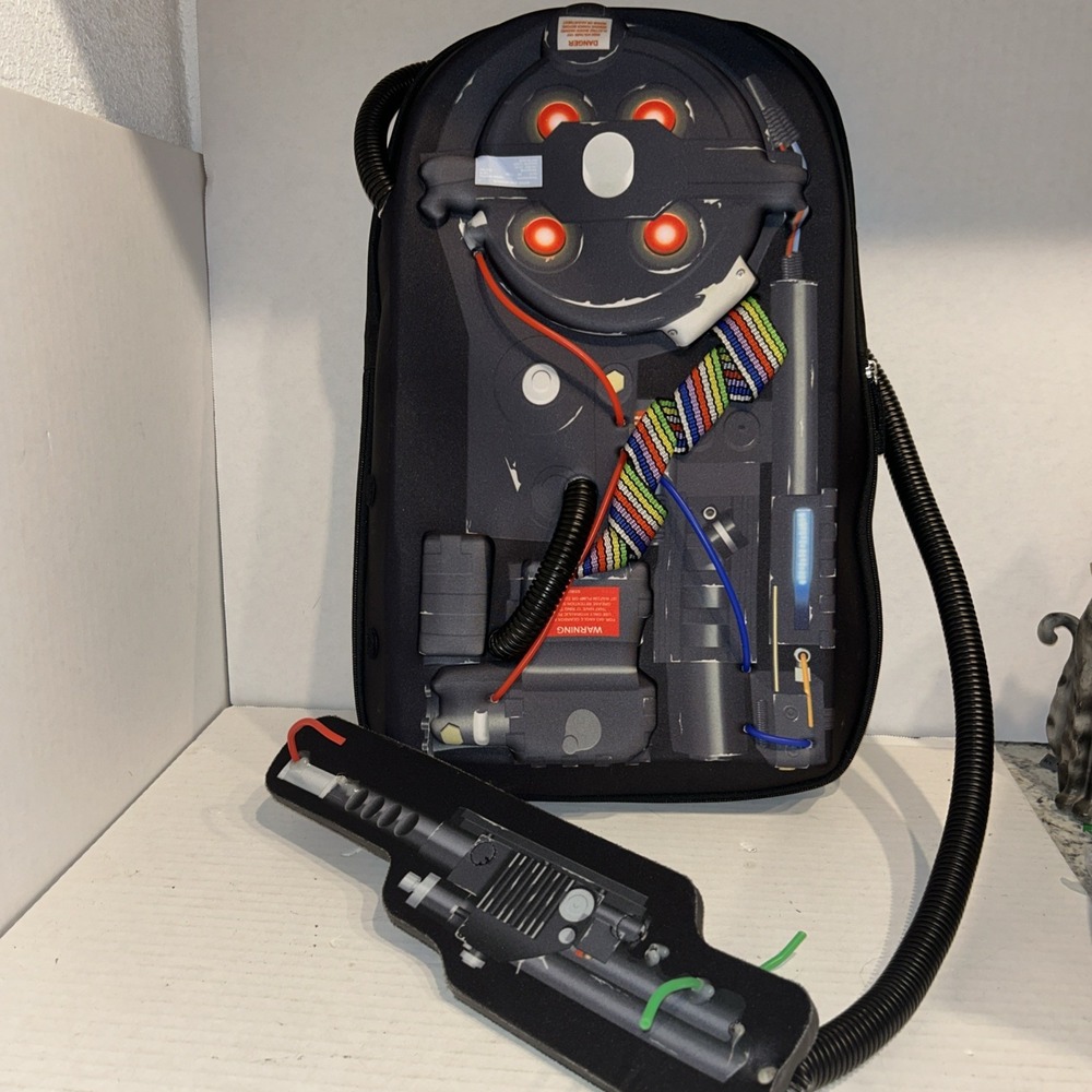 Ghostbusters Proton Pack Backpack w/ Particle Wand Costume Cosplay‎